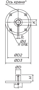Кран шаровой газовый ALSO серии Gas КШ.Ф.Р.GAS.150.16-01 Ду150 Ру16 стандартнопроходной, присоединение - фланцевое, корпус - сталь 20, уплотнение - PTFE, под редуктор/привод