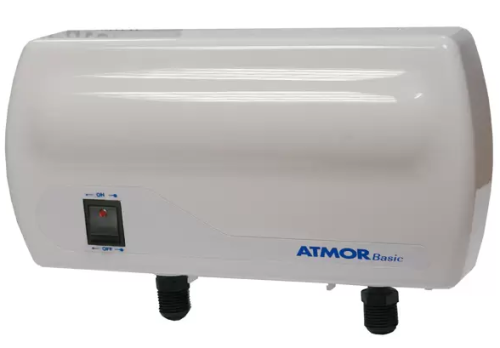 Водонагреватель электрический проточный Atmor Basic 3.5 кВт, 2 л/м для кухни