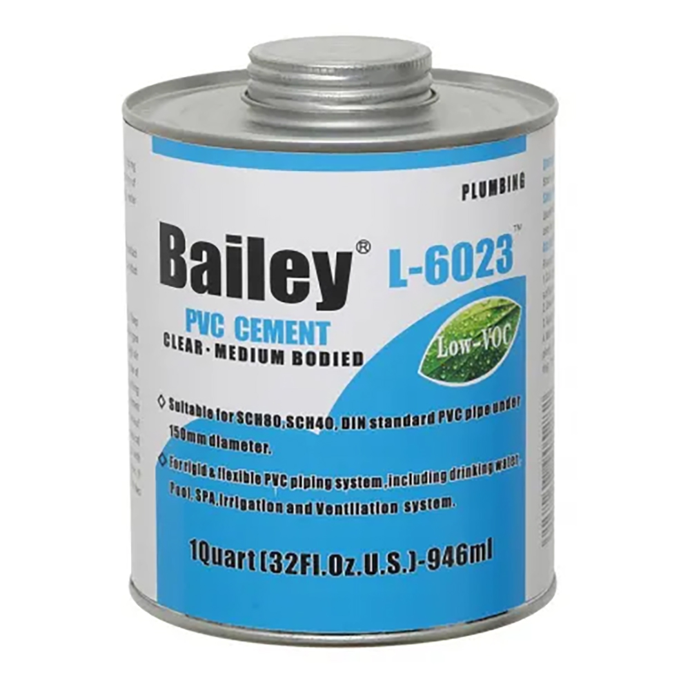 Клей  Bailey L-6023 для труб ПВХ 946 мл