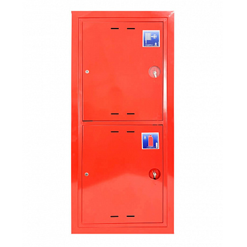 Шкаф пожарный ФАЭКС ШПК 320 ВЗК универсальный встроенный, закрытого типа, красный