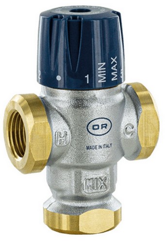 Клапаны термостатические OR 0518.3 1/2″-2″ Ду15-50 Ру10 смесительные, ручное регулирование, внутренняя резьба, корпус - латунь