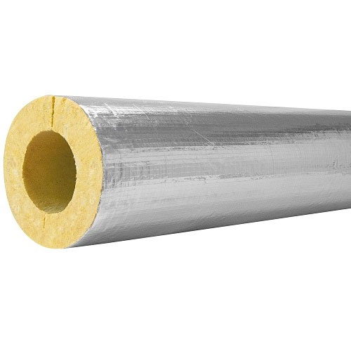 Цилиндр теплоизоляционный K-FLEX K-ROCK ALU 40x022-1 Ду22 материал —  минеральная вата, толщина — 40 мм, длина —  1 метр