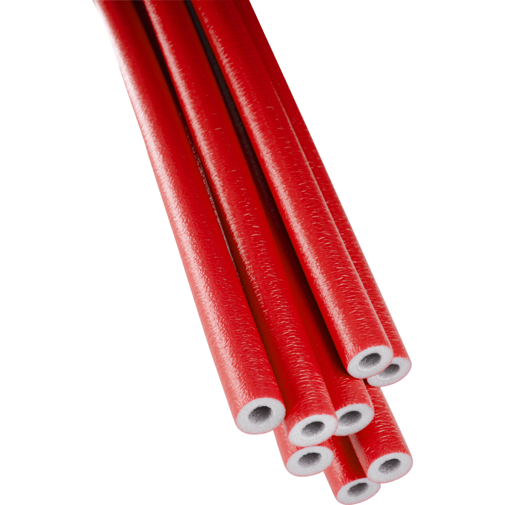 Трубка теплоизоляционная MVI TTK.3 Дн22x9 с полимерным покрытием, материал - вспененный полиэтилен, длина – 2 м, цвет – красный