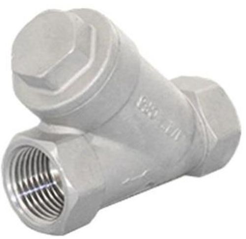 Клапаны обратные Newkey NK-YC 1/2″-2″ Ду15-50 Ру63, муфтовые, Y-тип, корпус - нержавеющая сталь AISI304(CF8)