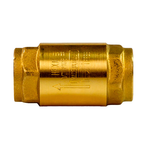 Клапаны обратные пружинные Ридан NRV-R 1/2″ - 1 1/2″ Ду15-40 Ру25 присоединение – внутренняя резьба, корпус – латунь