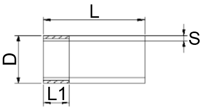 Резьба стальная АС 3/4″ Ду20 Ру16 удлиненная L=50мм ГОСТ 8965-75