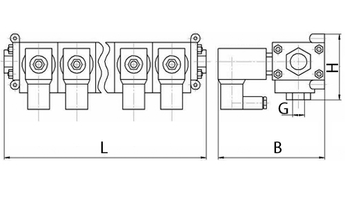 Клапан электромагнитный Smart SM-8863K 1/2″ 8х1/2″ Ду10 Ру10 коллекторный, прямого действия, нормально закрытый, корпус - латунь, мембрана - FKM, AC 24v