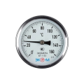 Термометр осевой ЭКОМЕРА ДК63 160°С биметаллический БТ-1-63 L=40 мм