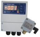 Датчик разности давлений на газ ПРОМА ИДМ-016 ДД-0.1-НВ 0.25, рабочее давление 1.2МПа, настенное исполнение с выносным датчиком, количество выходных реле - 4, диапазон измерений давлений 0,25-0,06КПа