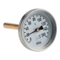 Термометр биметаллический А5001 Wika осевой, до 160°С, корпус 80 мм, L=60 мм, присоединение G1/2″ 3905896 (36523025)