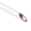 Труба полипропиленовая Pro Aqua RUBIS Дн75 Ру25 SDR6, длина 4 м, армированная стекловолокном с толщиной стенки 12.5 мм, белая