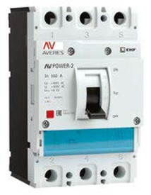 Автоматический выключатель EKF AV POWER-2/3 TR 3Р 250А 80kА, сила тока 250 А, отключающая способность 80 kА
