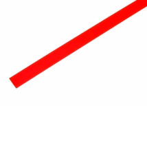 Трубка термоусаживаемая REXANT ТУТ 3/1.5 мм, длина 1 м, материал - полиолефин, цвет красный